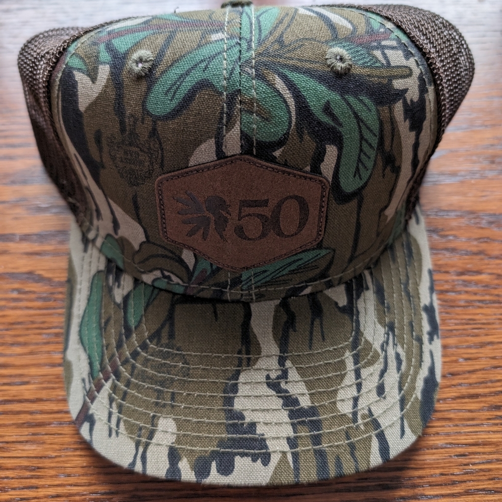 NWTF Committee Hat 50th Anniversary - Mossy Oak Greenleaf